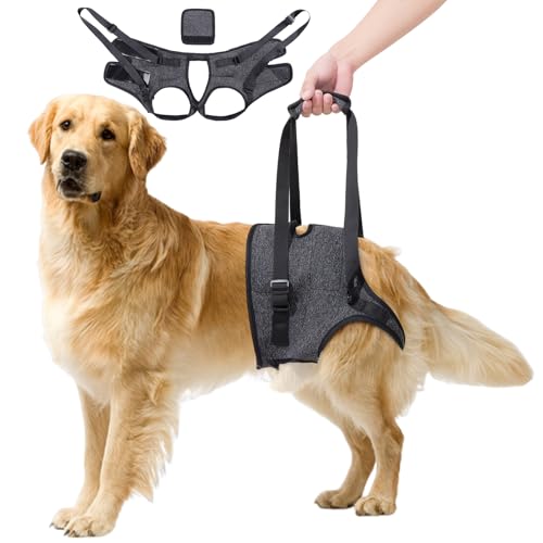 Dog Lifting Harness,Dog Support Harness Slings for Back Legs,Adjustable Assistance Support Strap for Injured,Disabled,Elderly Dogs (S)