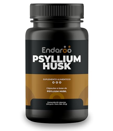 ENDAROO Psyllium | Suplemento Alimenticio de Origen Natural | Apoyo Digestivo y Salud Intestinal | Fibra Natural para el Bienestar Diario | Sin Aditivos