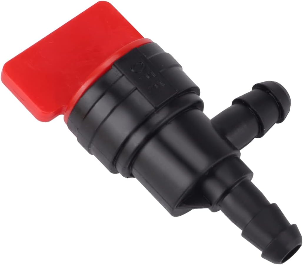 HIPA (6 Pack) 1/4" 90 Degree Inline Fuel Shut Off Valve For 698181 494539 698180 692586 96193GS Tecumseh 32961 35857 BS Engine