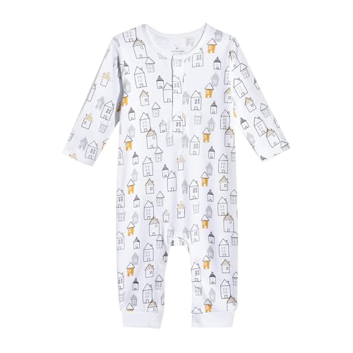 Image of Mothercare Baby Romper Sleepsuit Autumn Print Full Sleeve Pink