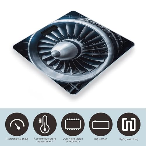 Báscula digital para adulto Jet Engine hasta 180 kg miniatura 3