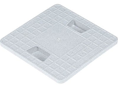 角型集水マス用フタ 白 □300 - 水道資材の工藤建材 - 商品画像