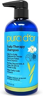 PURA D'OR Scalp Therapy Shampoo - Hydrates & Nourishes Scalp - Scalp Care