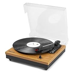 Fenton RP112L Platine Vinyle Bluetooth à 3 Vitesses – Bois Clair, Tourne Disque avec Haut-parleurs intégrés, adaptée… - Les Beatles, Paul McCartney, John Lennon, RIngo Starr, George Harrison