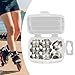 Aosekaa 8Pcs Inline Skate Bearing Spacers, Shaft Spacers,Lightweight,Accessories,Parts for Inline Skate,Roller Skate,Skateboard,Women, Silver