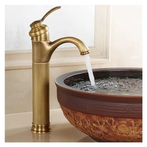 Grifo de cocina grifo monomando de cobre antiguo mezclador para baño