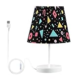 La lampe de bureau comprend un abat-jour sans installation, pas besoin d'installer des ampoules, un design intégré de lumière LED et une base stable, un interrupteur de connexion pour allumer ou éteindre facilement la lumière, un câble d'interface USB, Plug and Play, et un design élégant et simple qui en fait le choix parfait pour les lumières de chambre ou de comptoir dans n'importe quelle pièce de votre maison