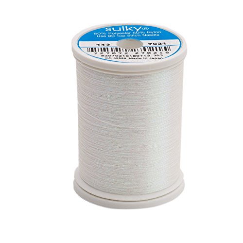 Sulky 1000-Yard King Metallic Thread, White