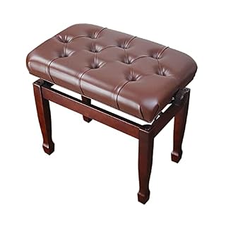 TEmkin Tabouret de Piano Banc de Clavier en Bois Banc de Piano Solo rembourré en Simili Cuir avec Pieds de Tabouret en Fer à Cheval élégants Tabouret de siège de Clavier d’artiste, 55 x 3 - Les Beatles, Paul McCartney, John Lennon, RIngo Starr, George Harrison