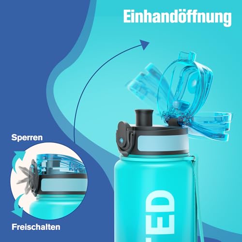 Trinkflasche 1 Liter von Sahara Sailor für Sport und Freizeit