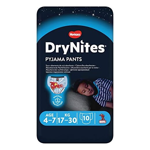 Huggies Drynites Para Niños De 4 A 7 Años, 10 Pañales