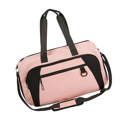 Sac de sport résistant à l'eau avec bandoulière confort rose