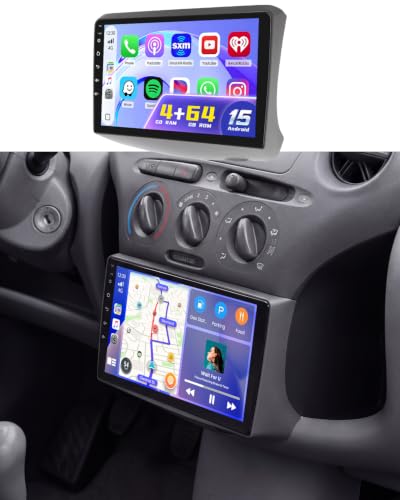 4+64G 9" Android 15 Car Radio for Toyota Yaris 1999-2005/Echo 2000-2002
