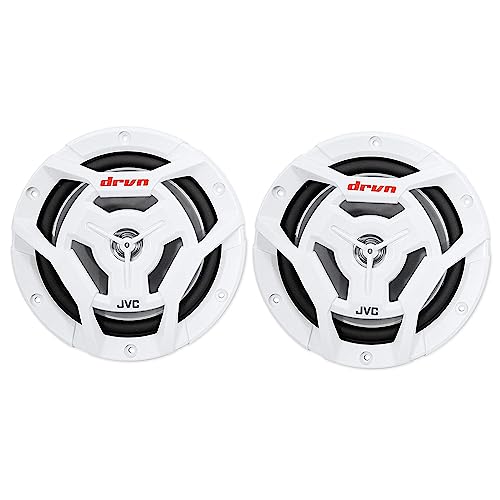 Jvc 2 Pairs Cs-Dr6201Mw Marine Speaker 6.5" 2-Way White #TOP2