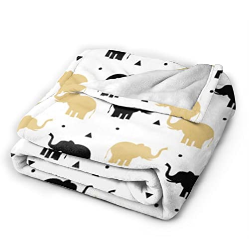 Jumsky Elephant Throw Blankets For Girls Kids Warm Flannel Couch Sofa Bed Blanket 50"X60" #TOP1