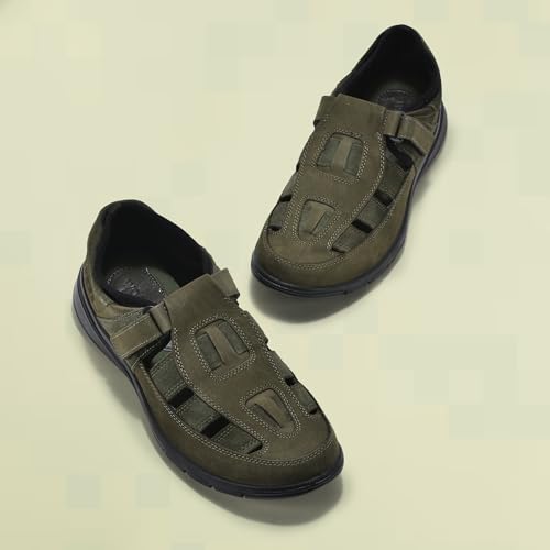 Image of Woodland Men's Leather Sandal