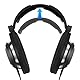 Geekria Kopfbandpolster aus Schaffell, kompatibel mit Sennheiser HD800, HD800S, HD820, HD8XX Kopfhörern, Ersatzband-Reparaturteil (schwarz)