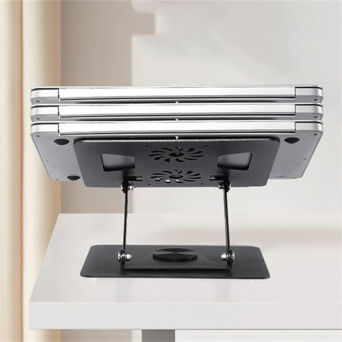 Support rotatif pour ordinateur portable en alu avec cadre élargi stable - 4