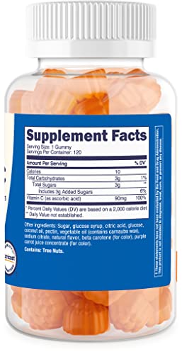 Nutricost Kids Vitamin C Gummies (90Mg), 120 Gummies - Natural Flavors, Natural Colors, Gluten Free, No Corn Syrup #TOP3