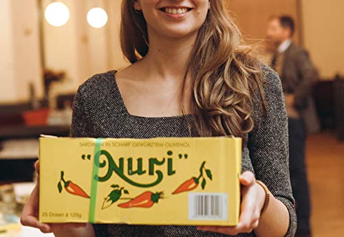 NURI Portuguese Sardines in Spiced Olive Oil - 4 Pack - (4.4 oz cans)