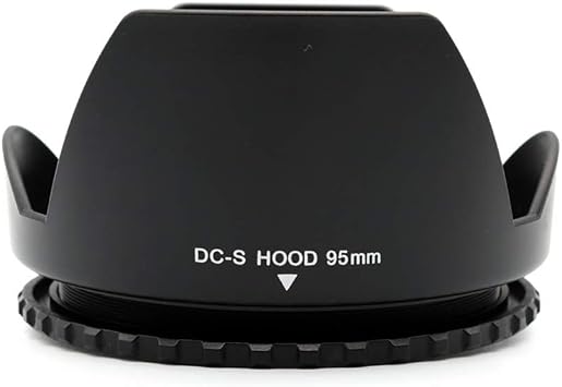 95mm Camera Lens Hood 40.5/49/52/55/58/62/67/72/77/82/86/95mm Tulip Flower Plastic Lens Hood Screw in Lens Shade95mm
