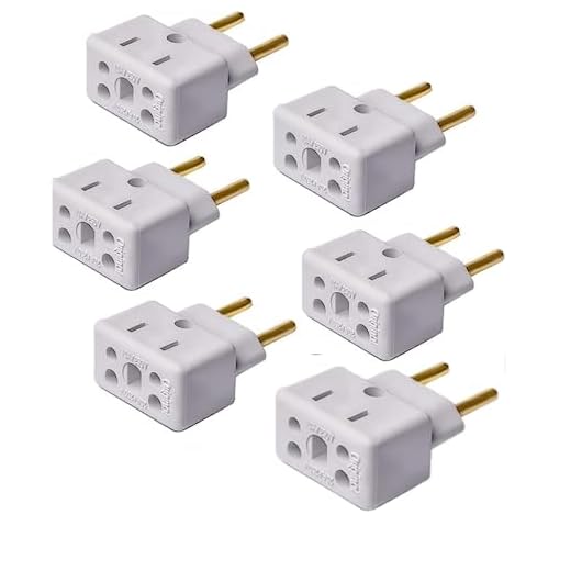 Kit 6 Adaptadores Tomadas Bob Esponja Benjamin 10A 20A Plug Pino Grosso 250v Plugue T Bivolt