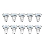 Lepro GU10 LED Bulbs, Cool White 5000K Spotlight, 50W Equivalent, 4W 325lm Energy Saving GU10 LED Light Bulbs, 100° Wide Beam, Non-dimmable, Pack of 10