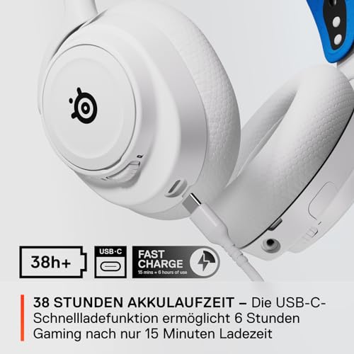 SteelSeries Arctis Nova 7P Wireless – Multi-Platform Gaming Headset– PlayStation, PC, VR – maßgeschneiderte HiFi-Treiber – 2… – Ansicht 4