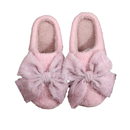 Image of LNERIP Slippers Winter Womens Mens Fluffy Plush Slippers Animals Cute Cartoon House Slippers Cuddly Warm Shoes Indoor Outdoor Girls Women