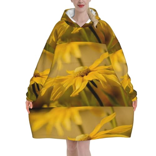 Sweat à capuche couverture fleuri pour vos soirées cocooning