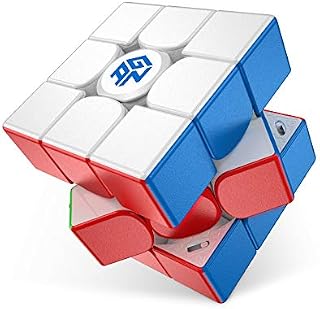 GAN 11 M Pro, Magnetyczna Kostka 3x3 do Speedcubingu, Kolorowa z matową powierzchnią (wnętrze w kolorze białym)