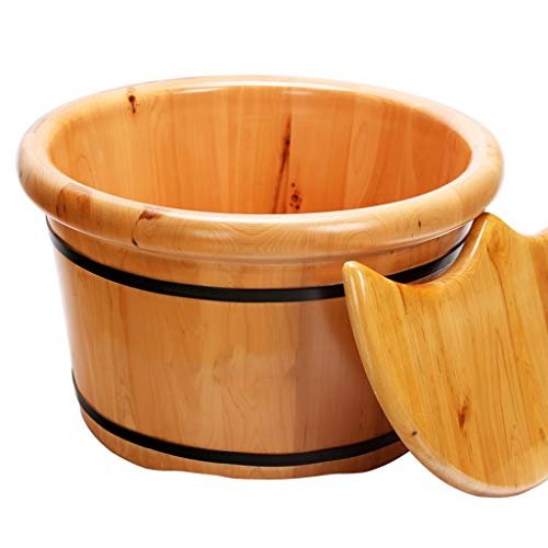 Spa de pies de madera con masaje y tapa 25 cm miniatura 2