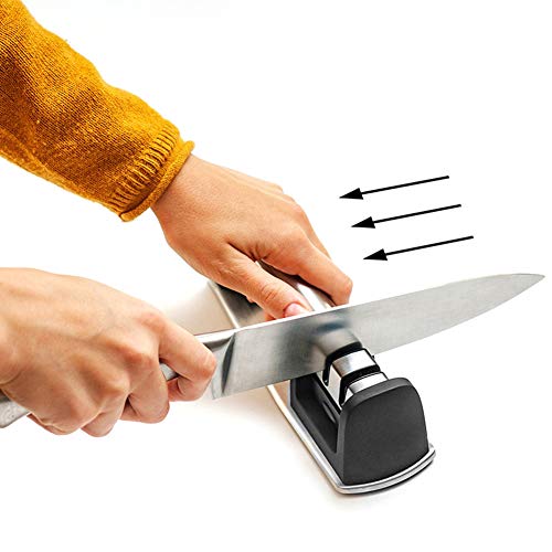 Affûteur à angle fixe multifonction avec pierre à aiguiser rapide de cuisine - 4
