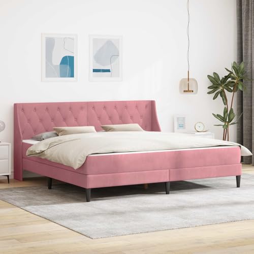Genérico Estructura de Cama con colchón Rosa 200 x 200 cm Tercio,Mobiliario,Camas y Accesorios,Colchones,Rosa,3414822