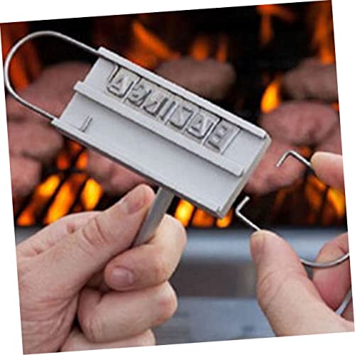 Kit de accesorios para parrilla BESPORTBLE con letras miniatura 6