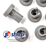 JPshop - 2-częściowy zestaw 8 kółek do górnego kosza zmywarki, kompatybilne z Rex Electrolux 50286967000