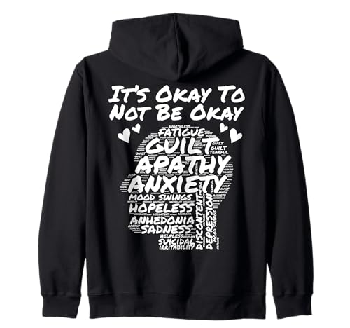 Suicide Prevention & Depression Mental Health Awareness Zip Hoodie