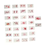 NOLITOY 120シーツ枚防水 一時的タトゥーステッカー 花柄 タトゥーデ コスプレ用 ステッカー 水泳や水遊びにも対応 仮装イベントやステージパフォーマンスに