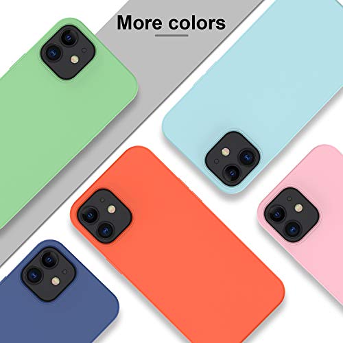 Deenakin For Iphone 12 Case,Iphone 12 Pro Case With Screen Protector,Soft Flexible Silicone Gel Rubber Bumper Cover,Slim Fit Shockproof Protective Phone Case For Iphone 12 Pro 6.1" Hot Pink #TOP7