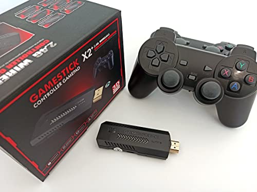 Super Game Stick 4K X2 de 64 gb Jogos Retro Versão Otimizada