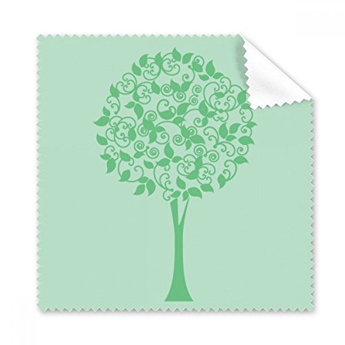 Tissu téléphone écran au bureau ou en voyage essuie-lunettes motif arbre vert 5 pièces