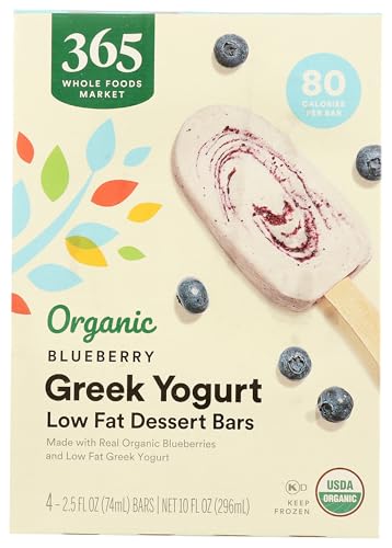 image for 365 by Whole Foods Market, Organic Greek Yogurt Blueberry Low Fat Dess