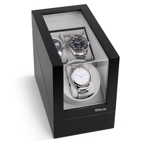 Versa Watch Winder with Storage, Automatic Watch Winder for Automatic Watches, Watch Winder with Storage, Compatible with Rolex by Versa - Image 2