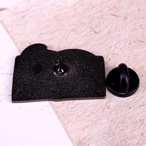 Image of Smut Makes My Kitty Purr Enamel Pin Kawaii Cat with Book Lapel Pin for Book Lovers Cartoon Animal Collar Pin Cat Enamel Pin Book Lover Reader Student Bookworm Brooch
