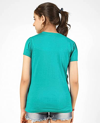 Image of KYDA KIDS Girls Cotton Full Sleeve Sequence and Embroidery Tops - Multicolor (Pack of 1)