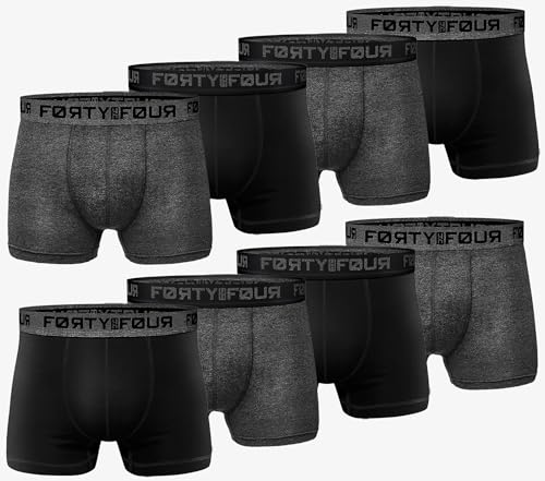 MERISH | FortyFour Boxershorts Herren 8er Pack S-7XL Unterwäsche Unterhosen Männer Men Retroshorts (XL, 716e 8er Set Mehrfarbig)