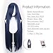 SutouriiByuutii 40IN Long Dark Blue Straight Wig Anime Fashion Women's Cosplay Role Play Wig with Bangs for Halloween Comics comic con with Wig Cap Heat Resistant (Dark Blue)