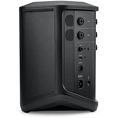 Bose S1 Pro+ All-in-One PA Speaker - Powered, Wireless PA System, Multiple Positioning Options, Ergonomic Carry Handle, Up to 11 Hours of Playtime, Black