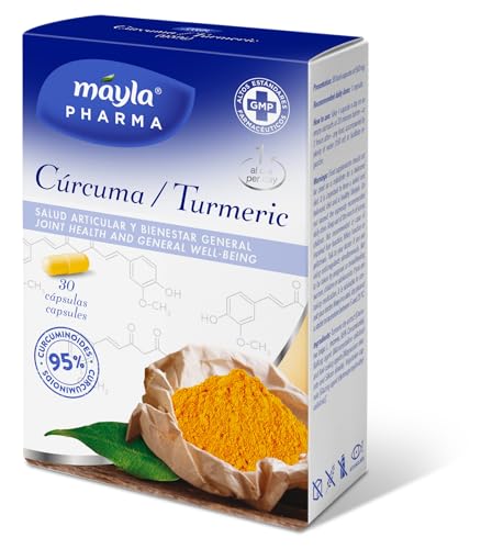 MÁYLA ® CÚRCUMA | Salud articular y bienestar general | 30 cápsulas | 1 toma al día