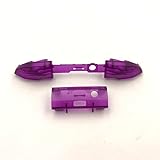 YANHAO [Video Game Parts] 10sets Replacement for Xbox Series X Controller LB RB Bumpers On/Off Buttons Surround Guide Button Trigger [Replace] (Color : Clear Purple)